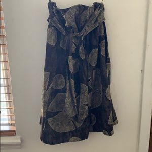 Vintage free people size 8 dress strapless